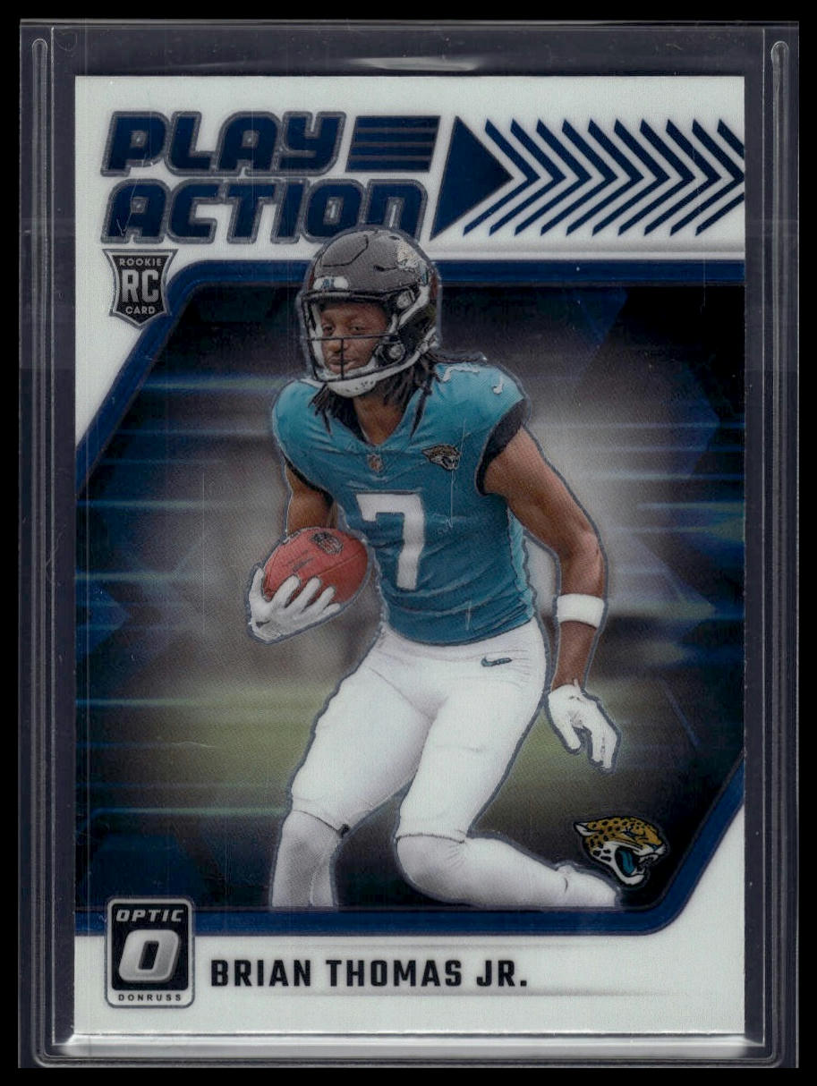 2024 Donruss Optic #7 Brian Thomas Jr. Play Action