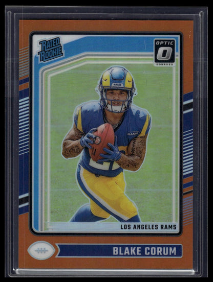 2024 Donruss Optic #208 Blake Corum Orange #/249