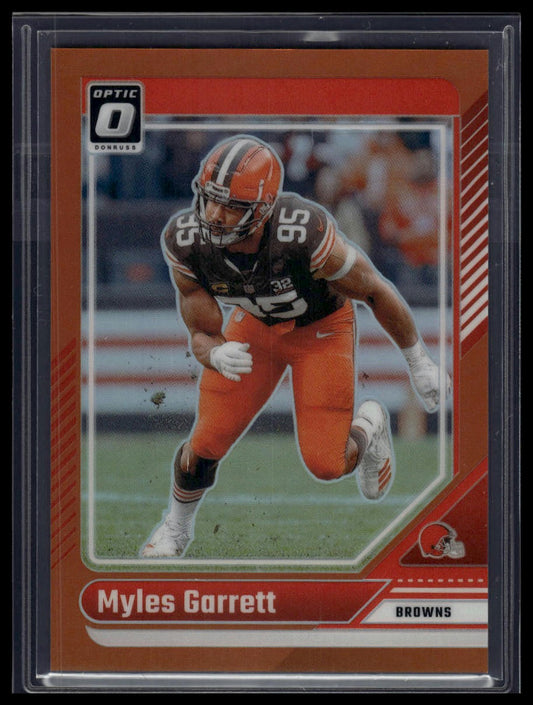 2024 Donruss Optic #49 Myles Garrett Orange #/249
