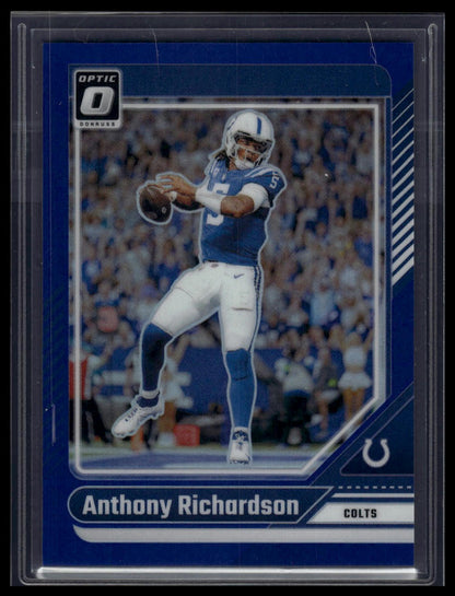 2024 Donruss Optic #82 Anthony Richardson Blue #/199