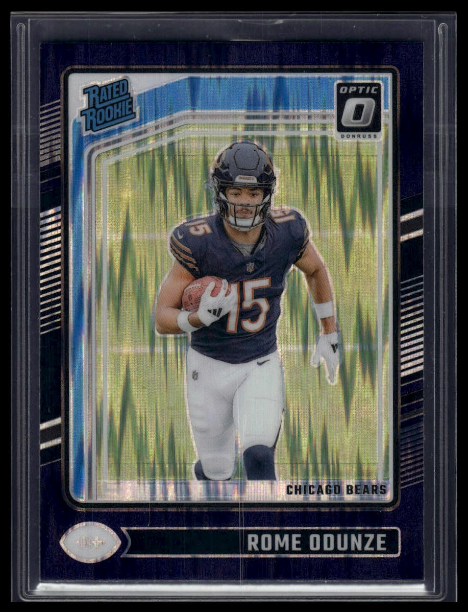 2024 Donruss Optic #286 Rome Odunze Purple Shock
