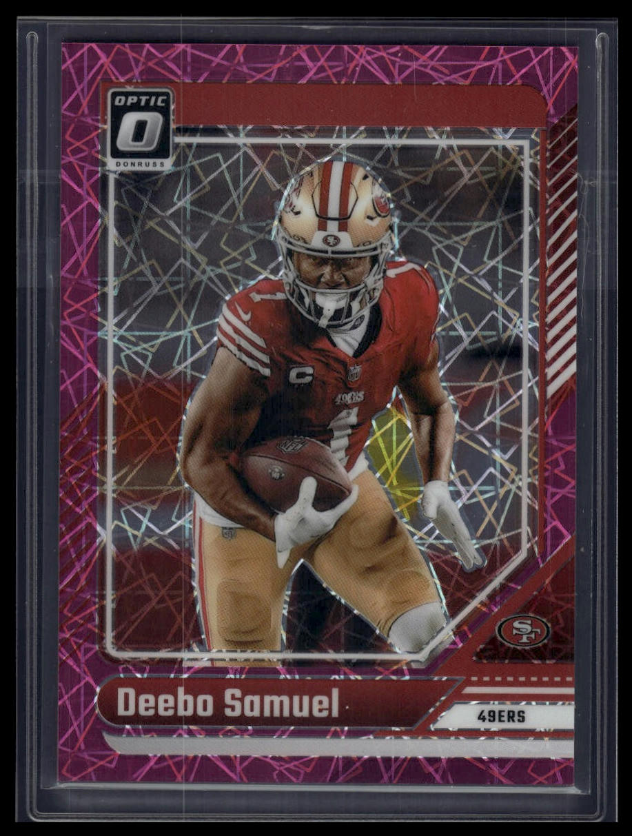 2024 Donruss Optic #172 Deebo Samuel Pink Velocity #/80
