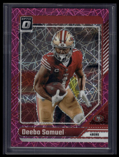 2024 Donruss Optic #172 Deebo Samuel Pink Velocity #/80