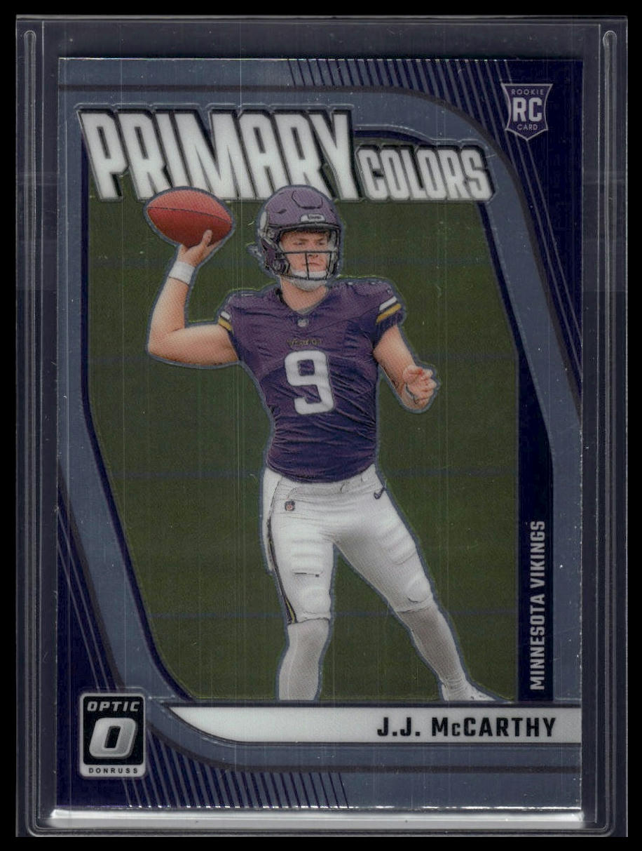 2024 Donruss Optic #20 J.J. McCarthy Rookie Primary Colors