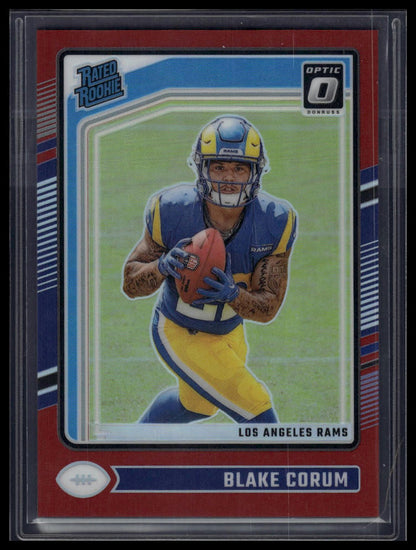 2024 Donruss Optic #208 Blake Corum Red #/125