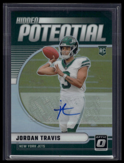 2024 Donruss Optic #2 Jordan Travis Hidden Potential Autographs #/99