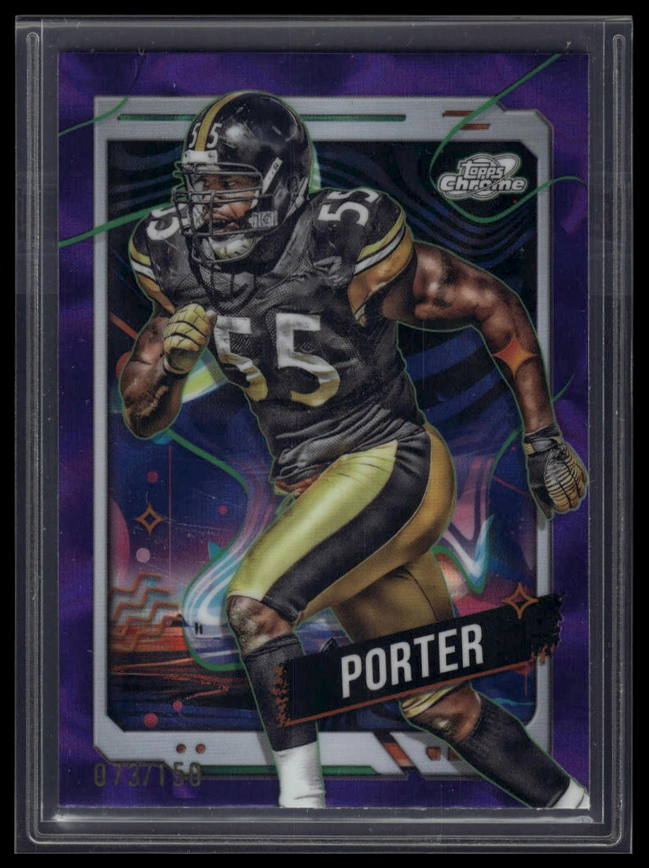 2024 Topps Chrome Cosmic #83 Joey Porter Purple Nebula Refractors #/150