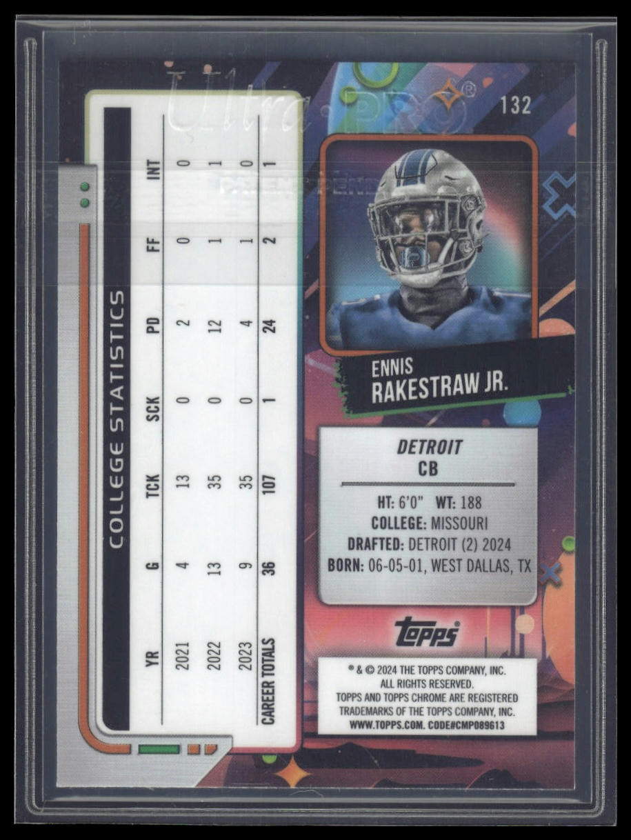 2024 Topps Chrome Cosmic #132 Ennis Rakestraw Jr. Blue Moon Refractors #/99