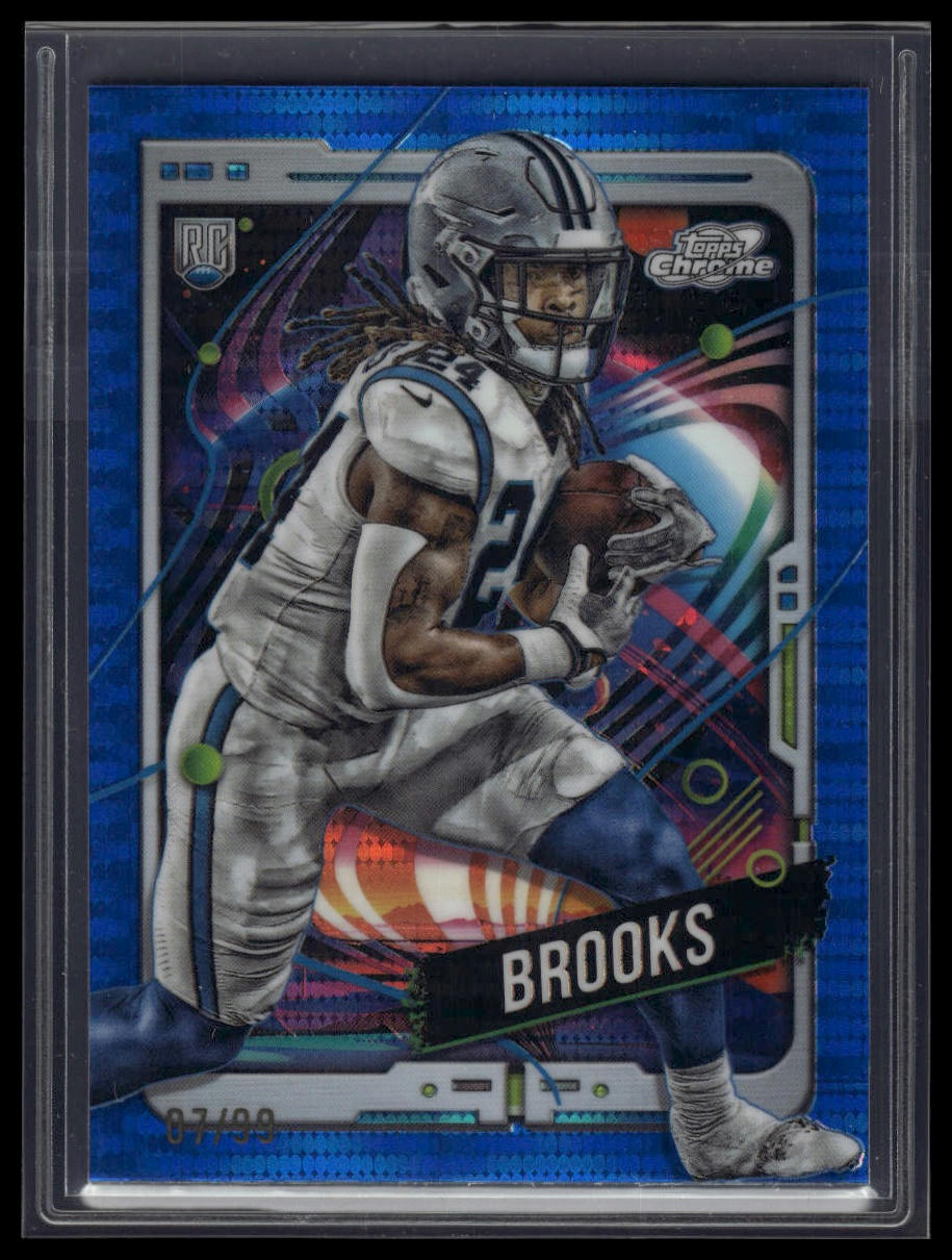 2024 Topps Chrome Cosmic #116 Jonathon Brooks Blue Moon Refractors #/99