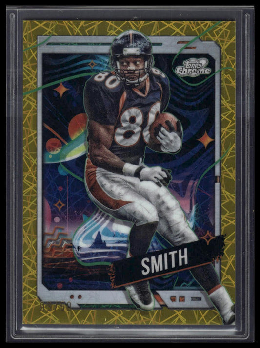 2024 Topps Chrome Cosmic #29 Rod Smith Gold Interstellar Refractors #/50