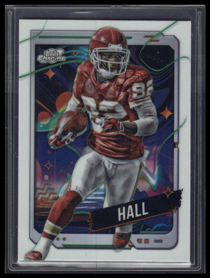 2024 Topps Chrome Cosmic #47 Dante Hall White Hole Refractors