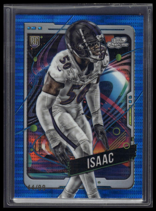 2024 Topps Chrome Cosmic #110 Adisa Isaac Blue Moon Refractors #/99