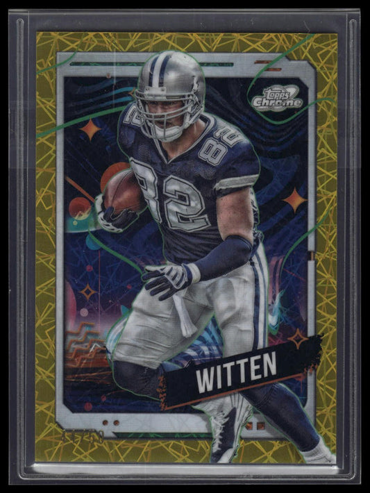 2024 Topps Chrome Cosmic #23 Jason Witten Gold Interstellar Refractors #/50