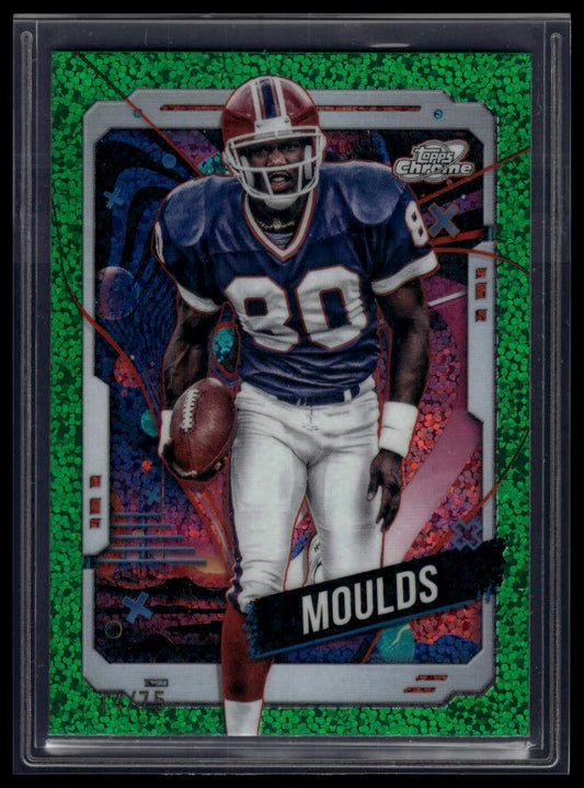 2024 Topps Chrome Cosmic #9 Eric Moulds Green Space Dust Refractors #/75