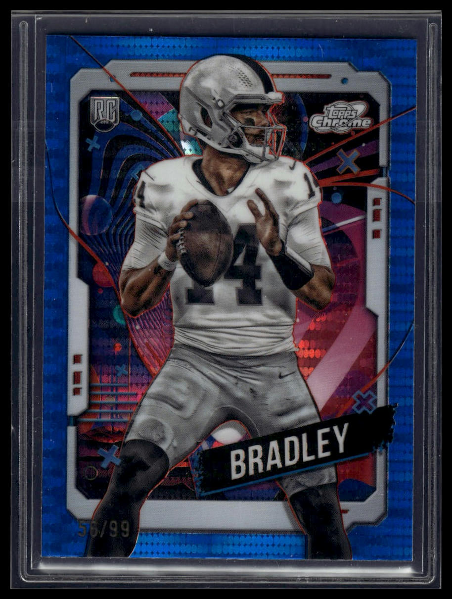 2024 Topps Chrome Cosmic #151 Carter Bradley Blue Moon Refractors #/99
