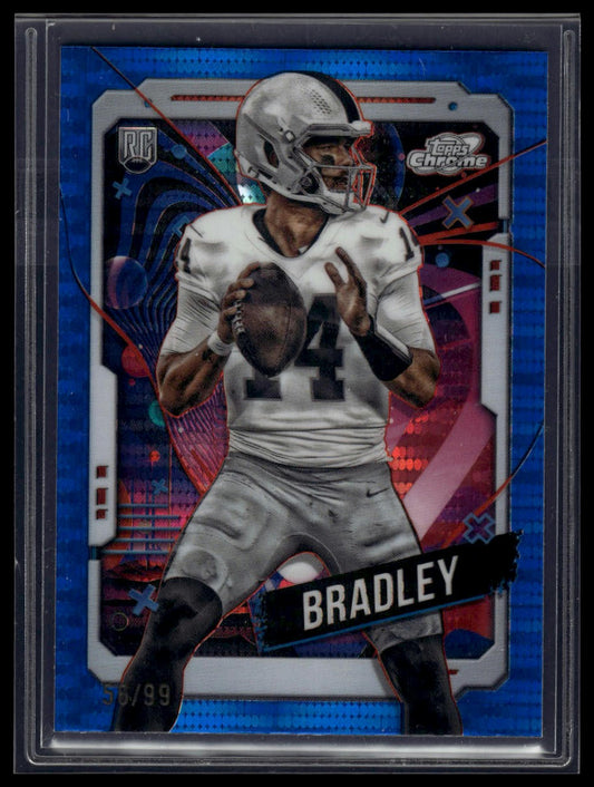 2024 Topps Chrome Cosmic #151 Carter Bradley Blue Moon Refractors #/99