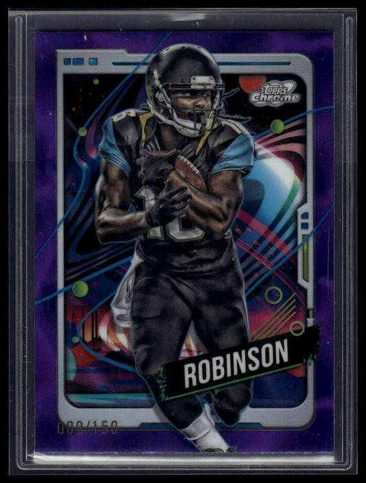 2024 Topps Chrome Cosmic #43 Denard Robinson Purple Nebula Refractors #/150