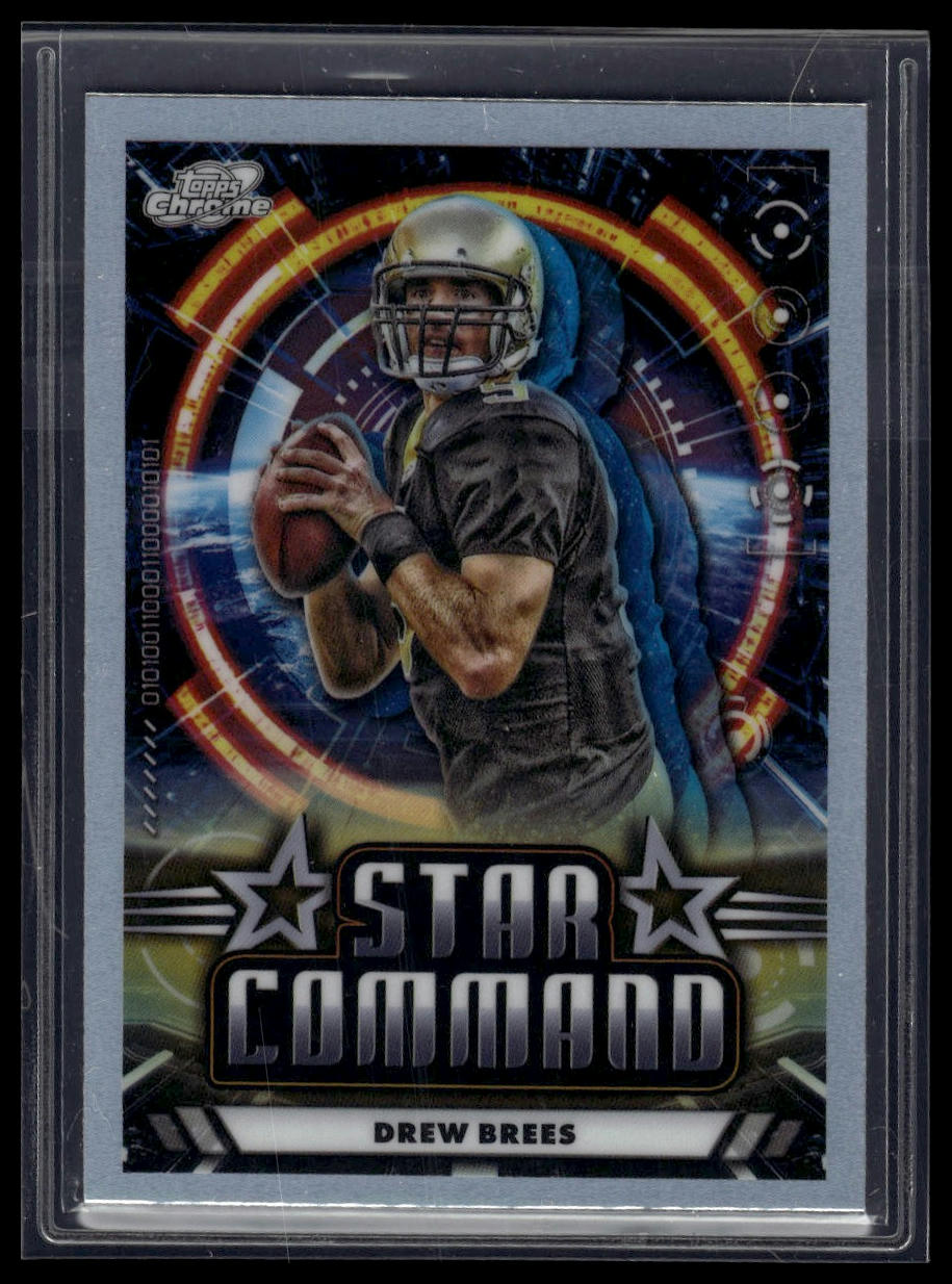 2024 Topps Chrome Cosmic #SC-18 Drew Brees Star Command