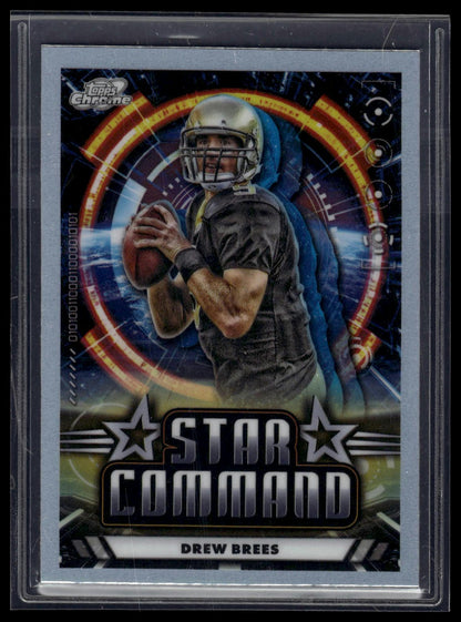 2024 Topps Chrome Cosmic #SC-18 Drew Brees Star Command