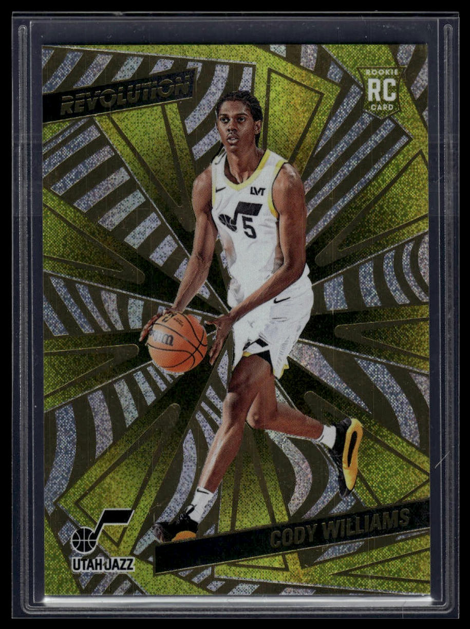 2024-25 Panini Revolution #110 Cody Williams Green Astro #/125