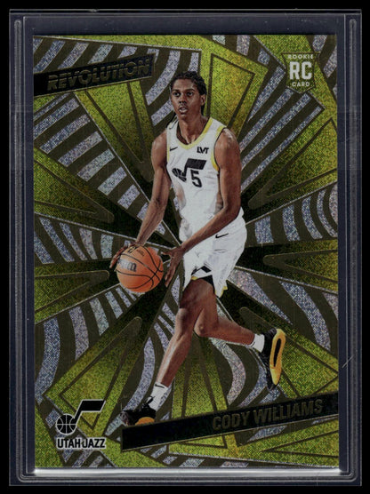 2024-25 Panini Revolution #110 Cody Williams Green Astro #/125