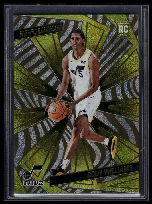 2024-25 Panini Revolution #110 Cody Williams Green Astro #/125