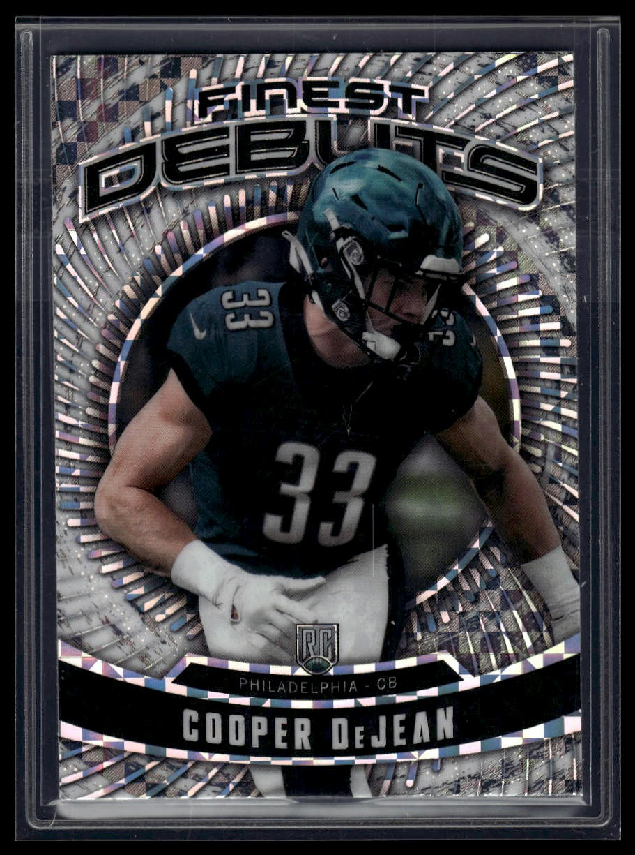 2024 Finest #D-30 Cooper DeJean Debut Checkerboard Refractor