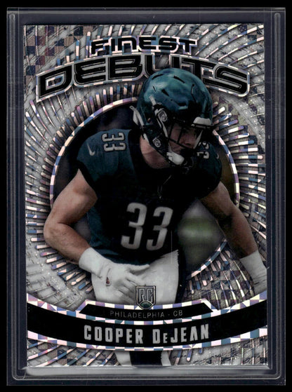 2024 Finest #D-30 Cooper DeJean Debut Checkerboard Refractor