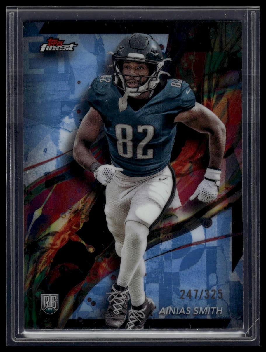 2024 Finest #99 Ainias Smith Sky Blue Refractor #/325
