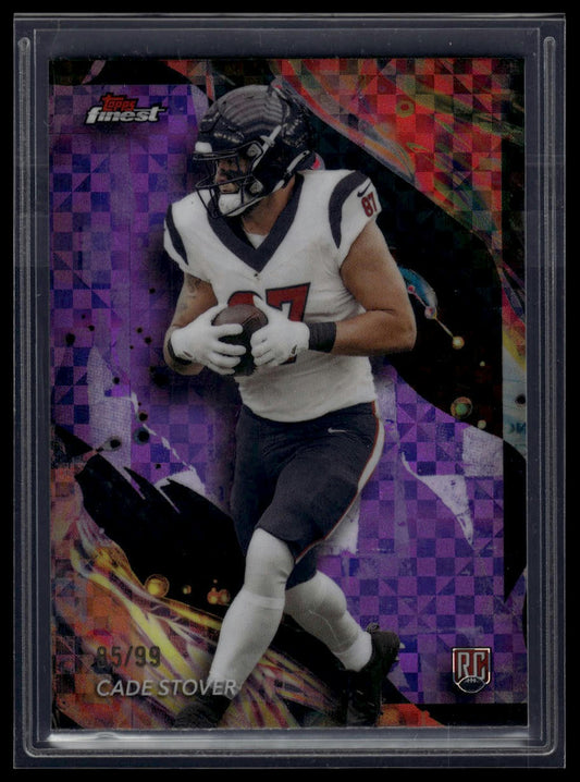 2024 Finest #184 Cade Stover Purple Refractor #/200