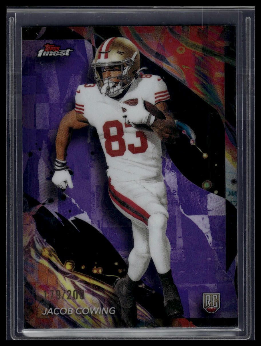 2024 Finest #200 Jacob Cowing Purple Refractor #/200