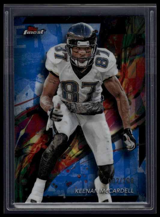 2024 Finest #37 Keenan McCardell Blue Refractor #/200