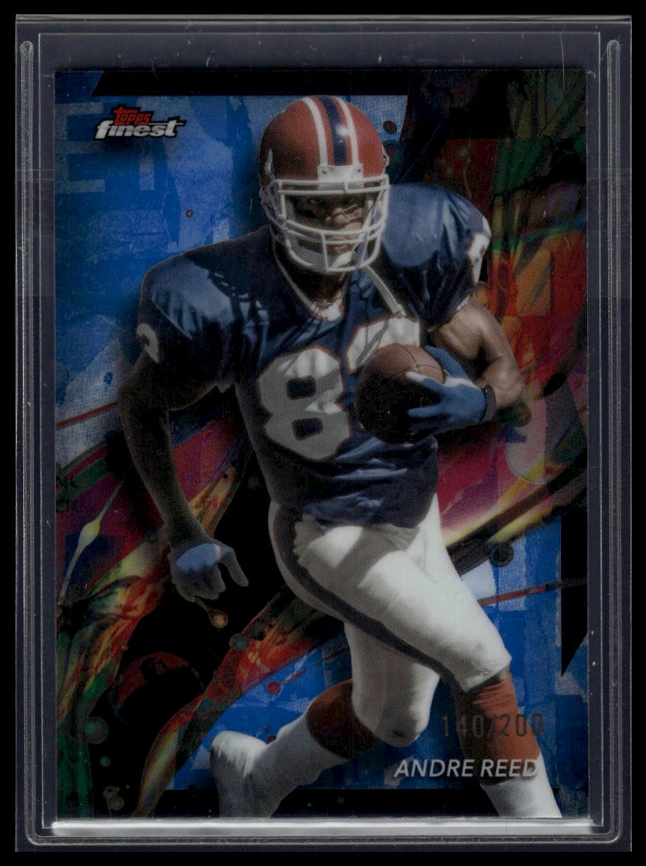 2024 Finest #8 Andre Reed Blue Refractor #/200