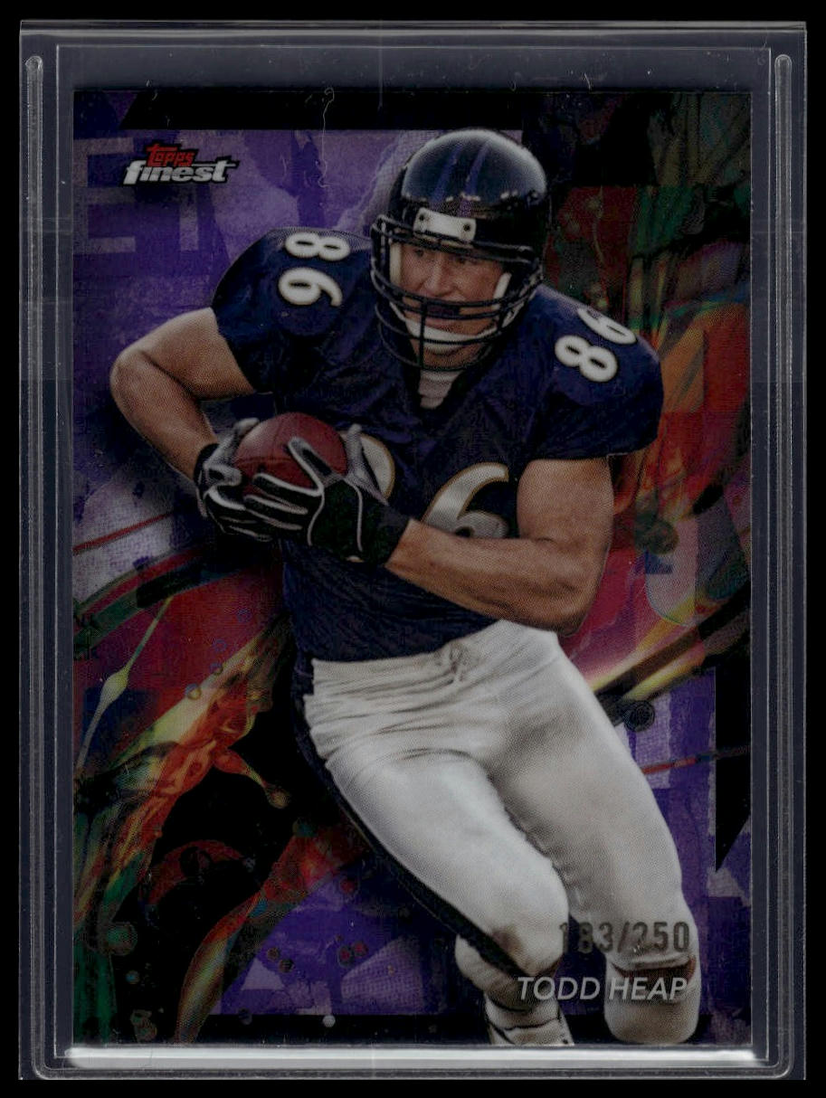 2024 Finest #6 Todd Heap Purple Refractor #/250
