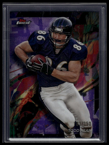 2024 Finest #6 Todd Heap Purple Refractor #/250