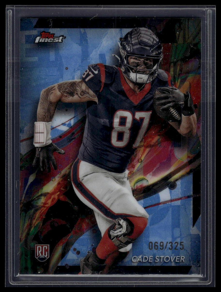 2024 Finest #84 Cade Stover Sky Blue Refractor #/325