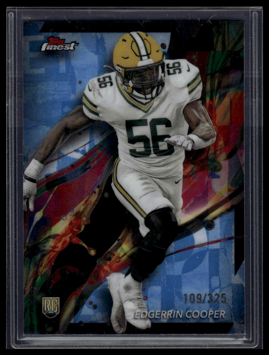 2024 Finest #69 Edgerrin Cooper Blue Refractor #/200