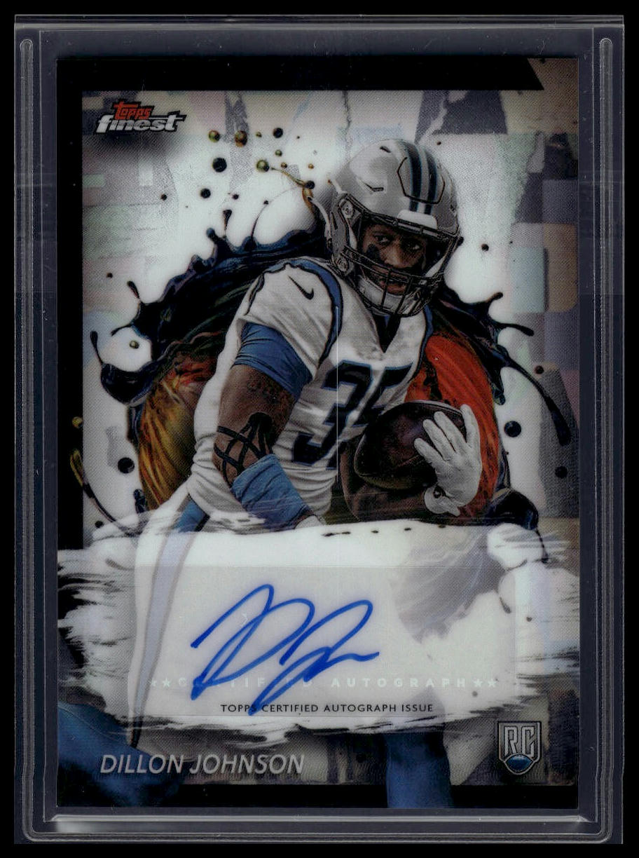 2024 Finest #RFA-DJ Dillon Johnson Rookie Finest Autographs
