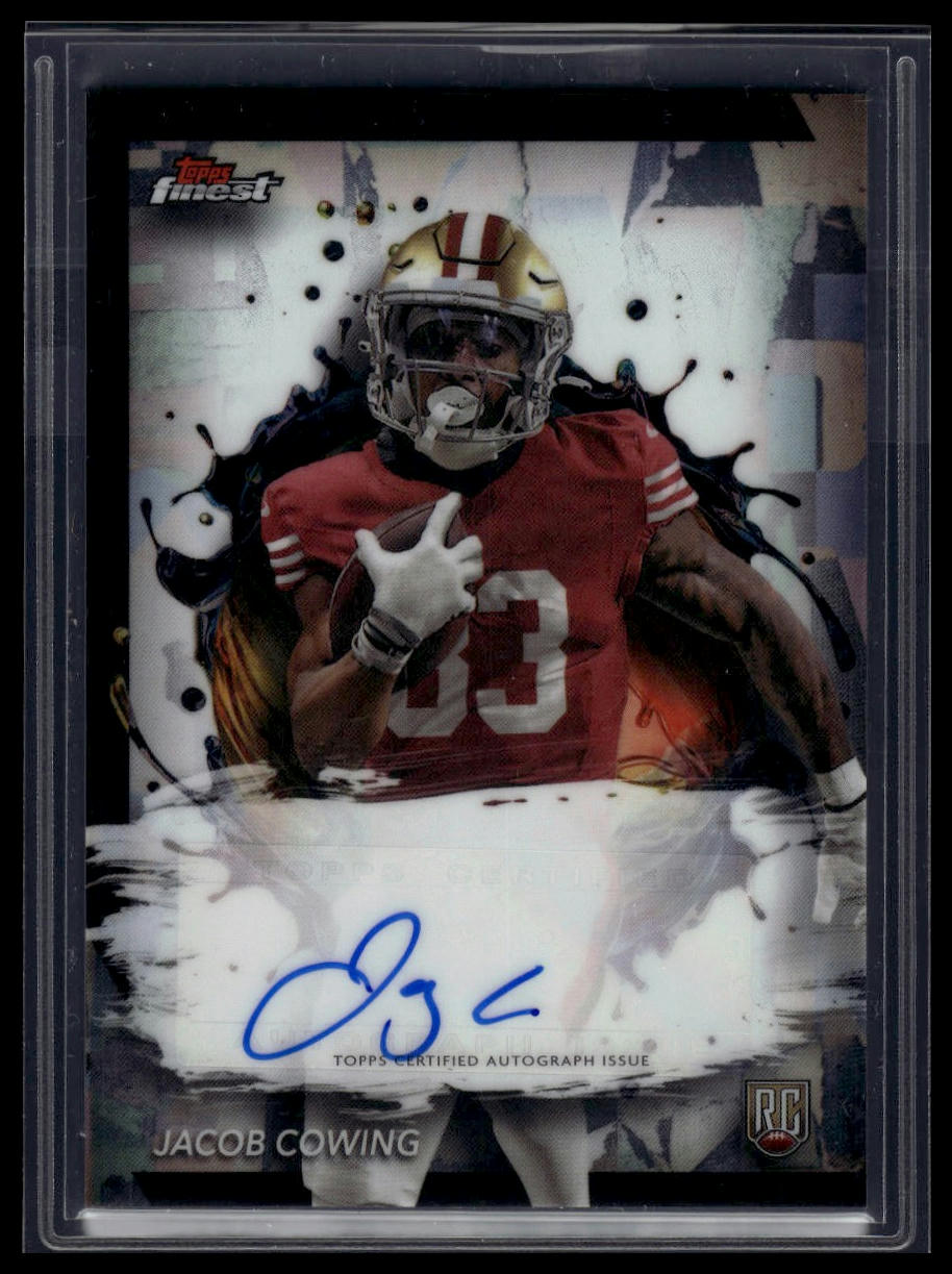 2024 Finest #RFA-JC Jacob Cowing Rookie Finest Autographs
