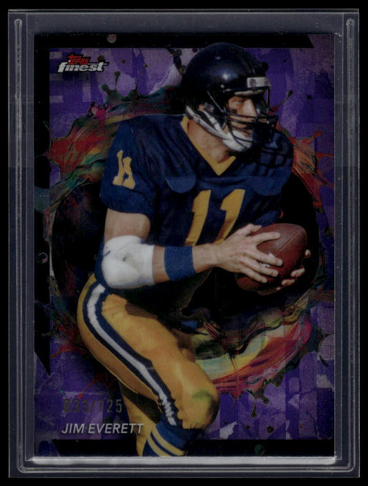 2024 Finest #222 Jim Everett Purple Refractor #/125