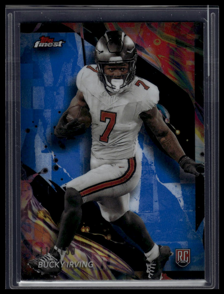 2024 Finest #179 Bucky Irving Blue Refractor #/150