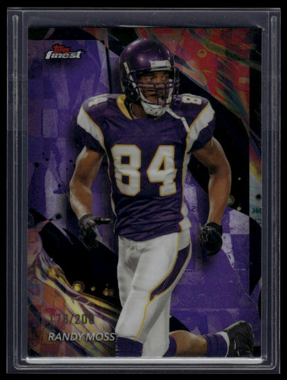 2024 Finest #132 Randy Moss Purple Refractor #/200