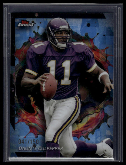 2024 Finest #226 Daunte Culpepper Sky Blue Refractor #/150