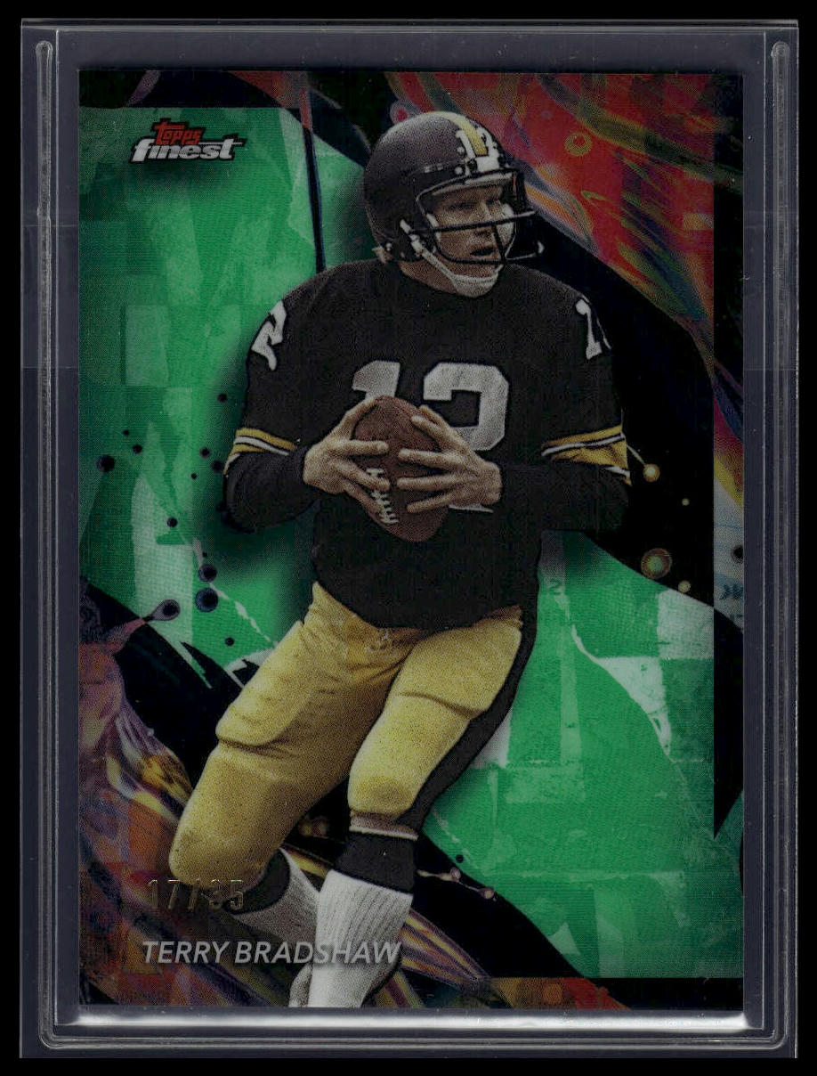 2024 Finest #146 Terry Bradshaw Green Refractor #/35