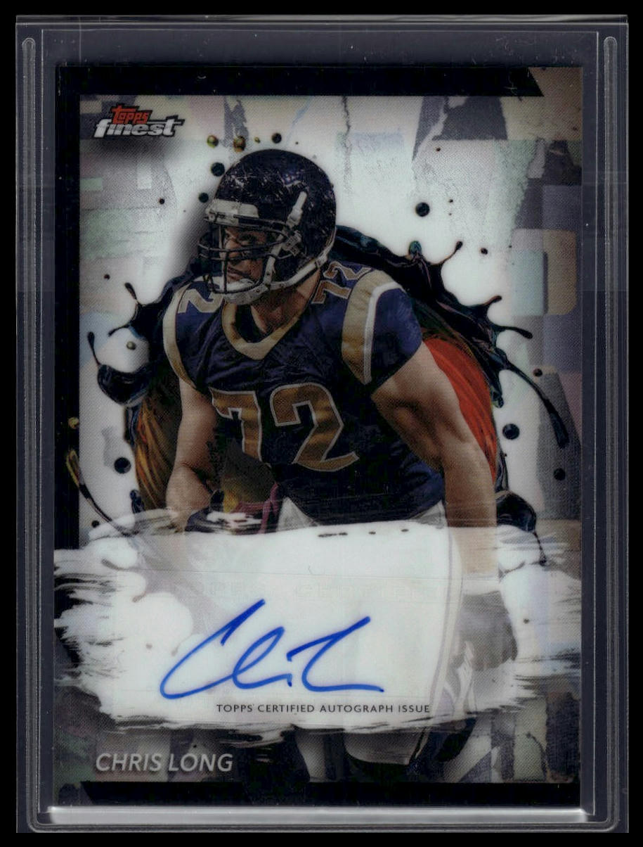 2024 Finest #FA-CL Chris Long Finest Autographs