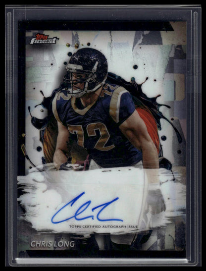 2024 Finest #FA-CL Chris Long Finest Autographs