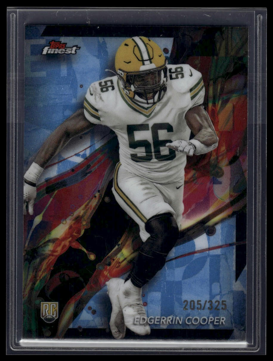 2024 Finest #69 Edgerrin Cooper Sky Blue Refractor #/325