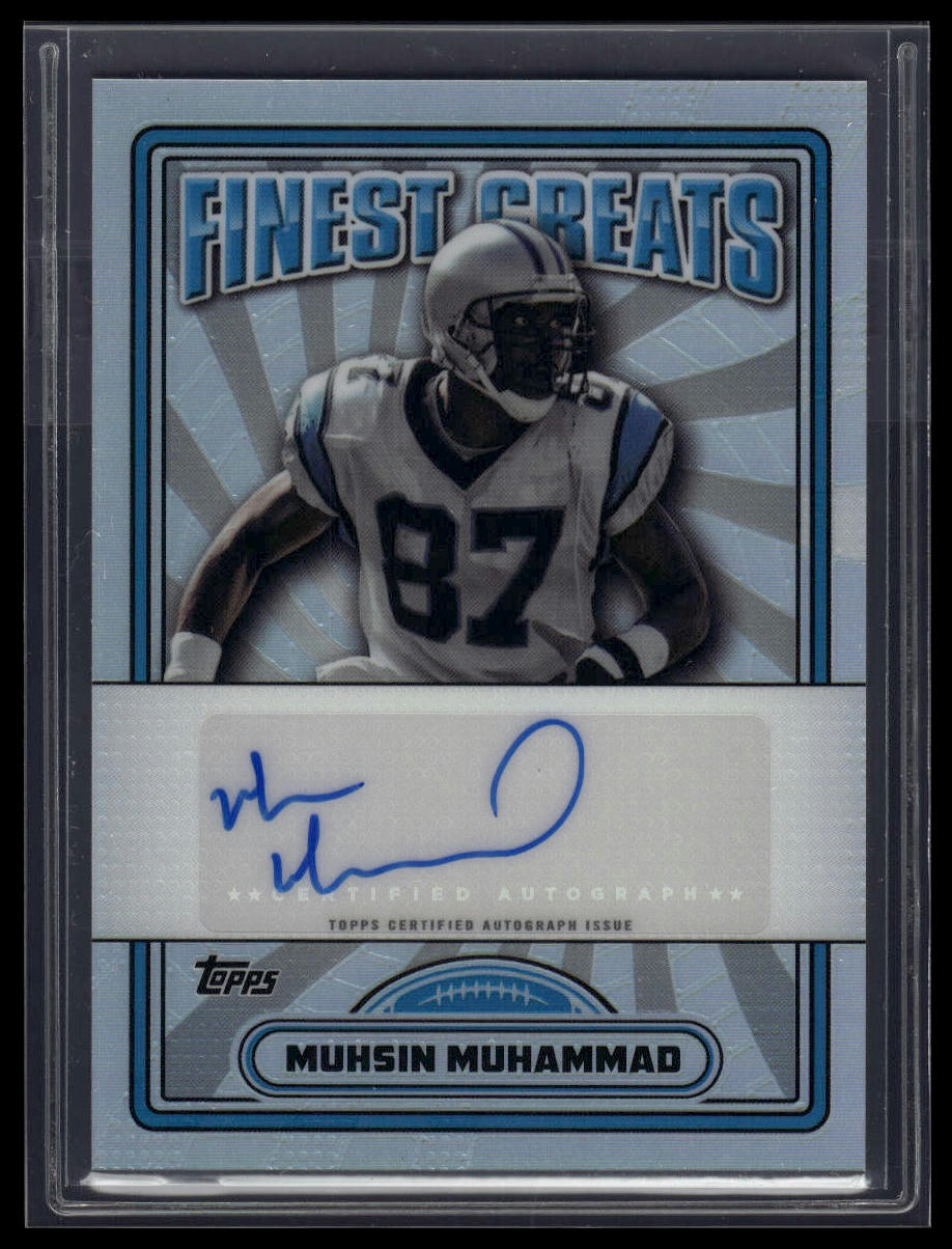 2024 Finest #FG-MMU Muhsin Muhammad Finest Greats Autographs
