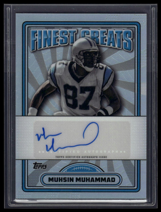 2024 Finest #FG-MMU Muhsin Muhammad Finest Greats Autographs