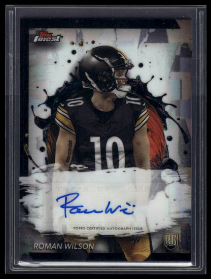 2024 Finest #RFA-RW Roman Wilson Rookie Finest Autographs